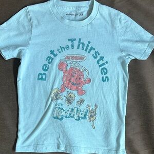 Abercrombie Kids Light Blue Graphic Tee